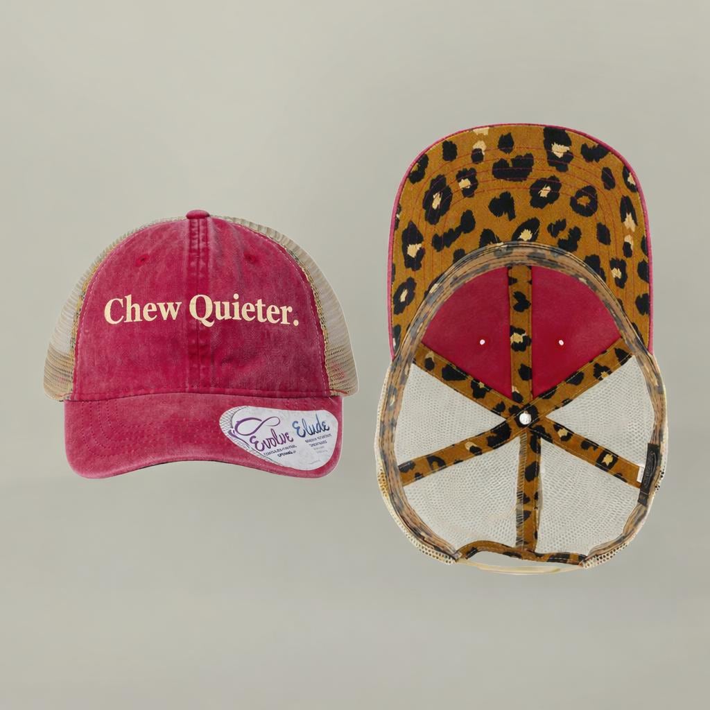 Ponytail Trucker Hat, Women's Funny Saying Cap,