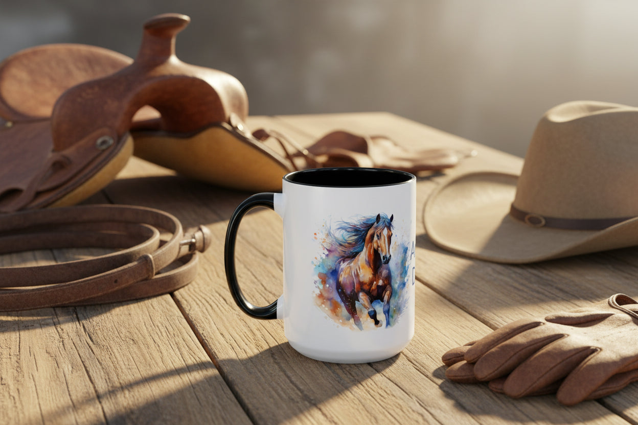 personalized mug for horse lover