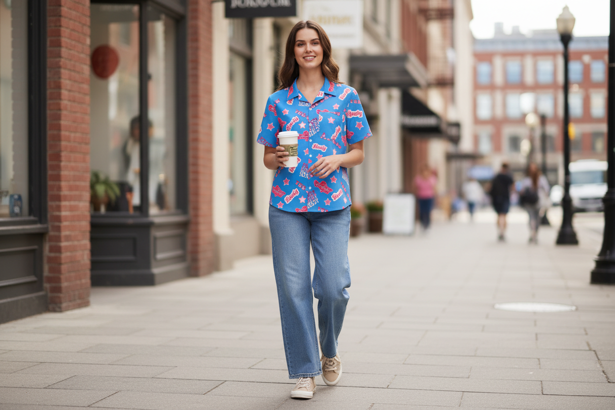 Women’s Western Button Up Shirt | Pink Cowgirl Button Down |