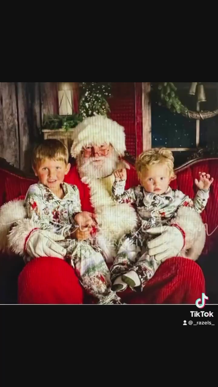 PREORDER Christmas COWBOY Santa PJs / Family WESTERN Christmas Family Pajamas
