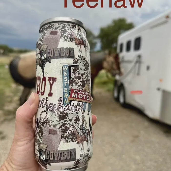 Western Tumbler, Cowgirl Tumbler Cups