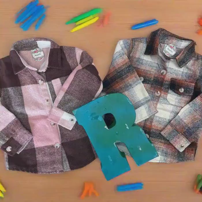 Kids Plaid Flannel Shirt: Soft Cotton Blend, Back to School Shirt