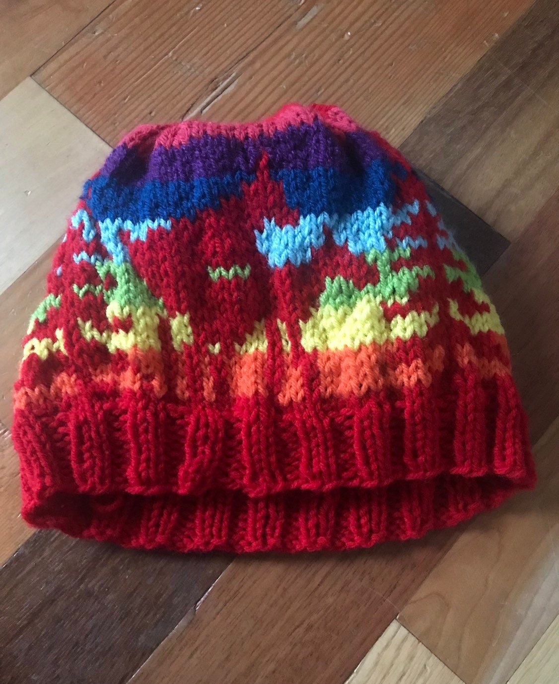 Rainbow Same Love Knit Hat, The Fornicators Hat | Gay Deer Love, Love is Love, Same Sex, Gay Pride, Rainbow Hat - Razels