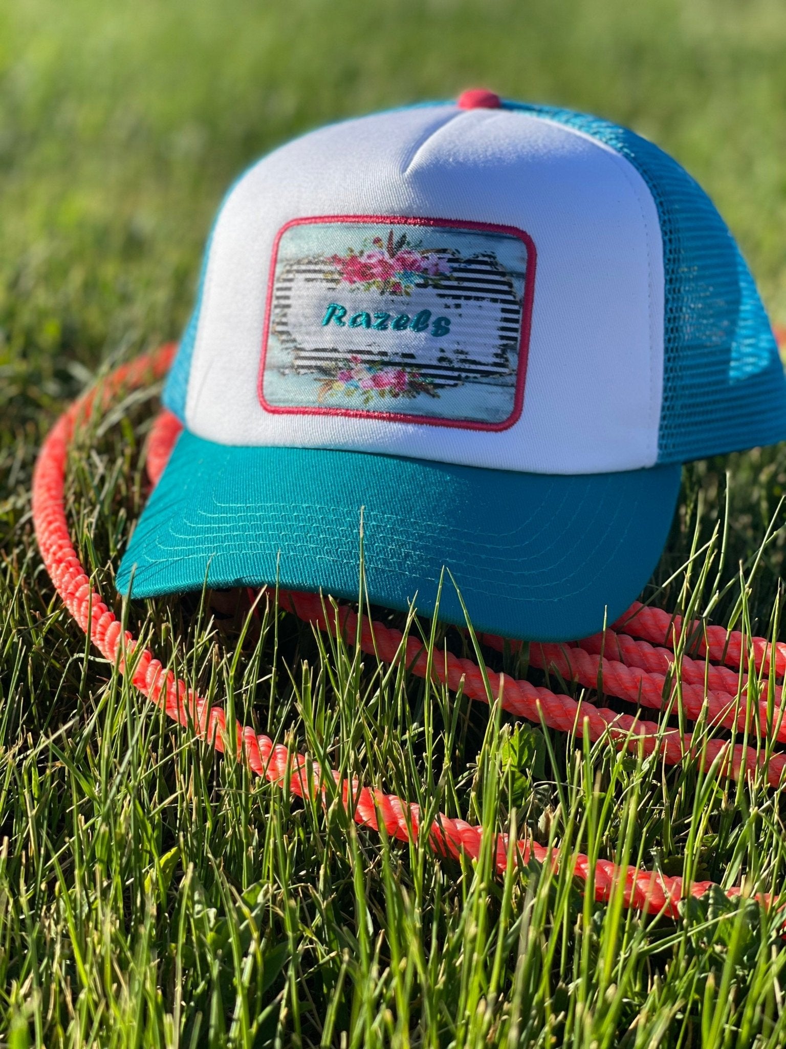 Razels Trucker Cap, Retro Patch Baseball hat - Razels