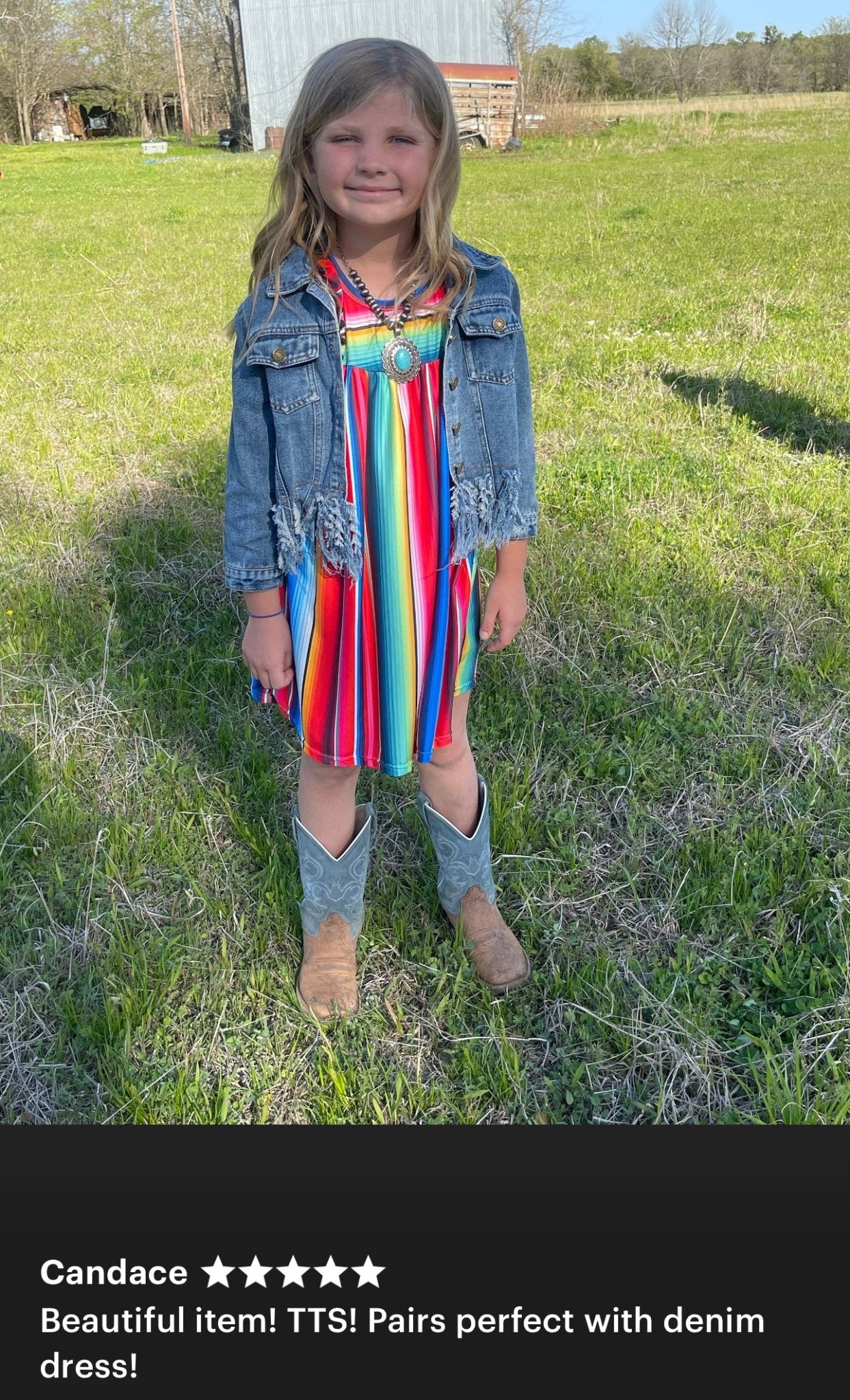 Serape FIESTA Birthday Dress | Mexican Party Birthday Pom Pom Dress | Cinco de Mayo Dress - Razels