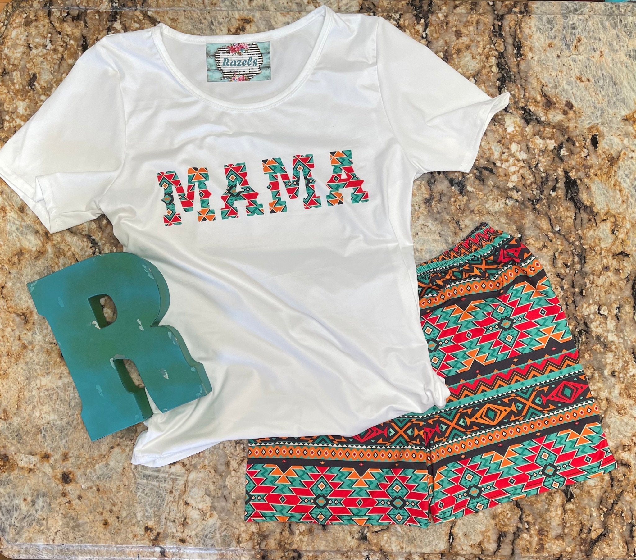 Southwestern MAMA Outfit, Gift for Mom - Razels