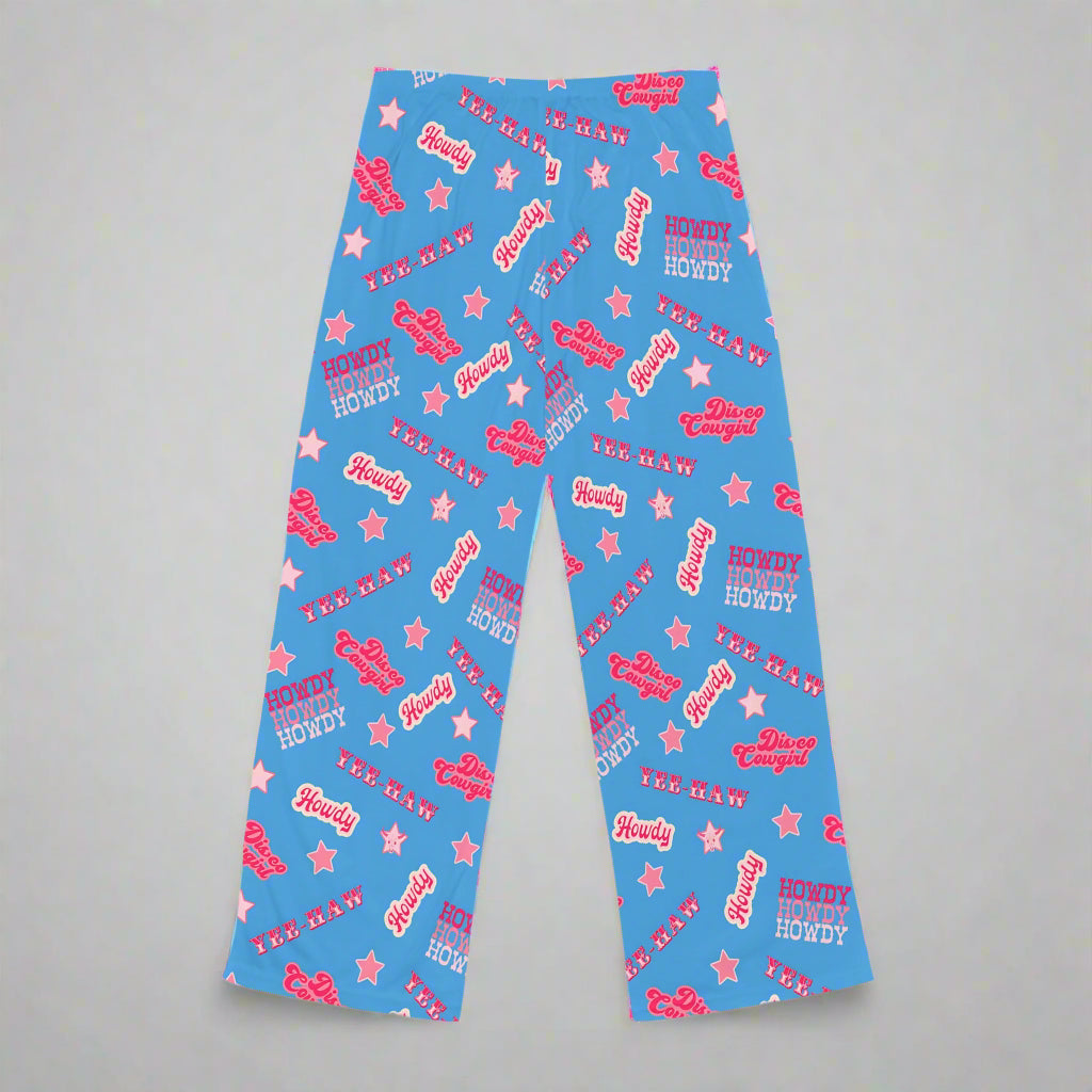 howdy, disco cowgirl, yeehaw girls pajamas