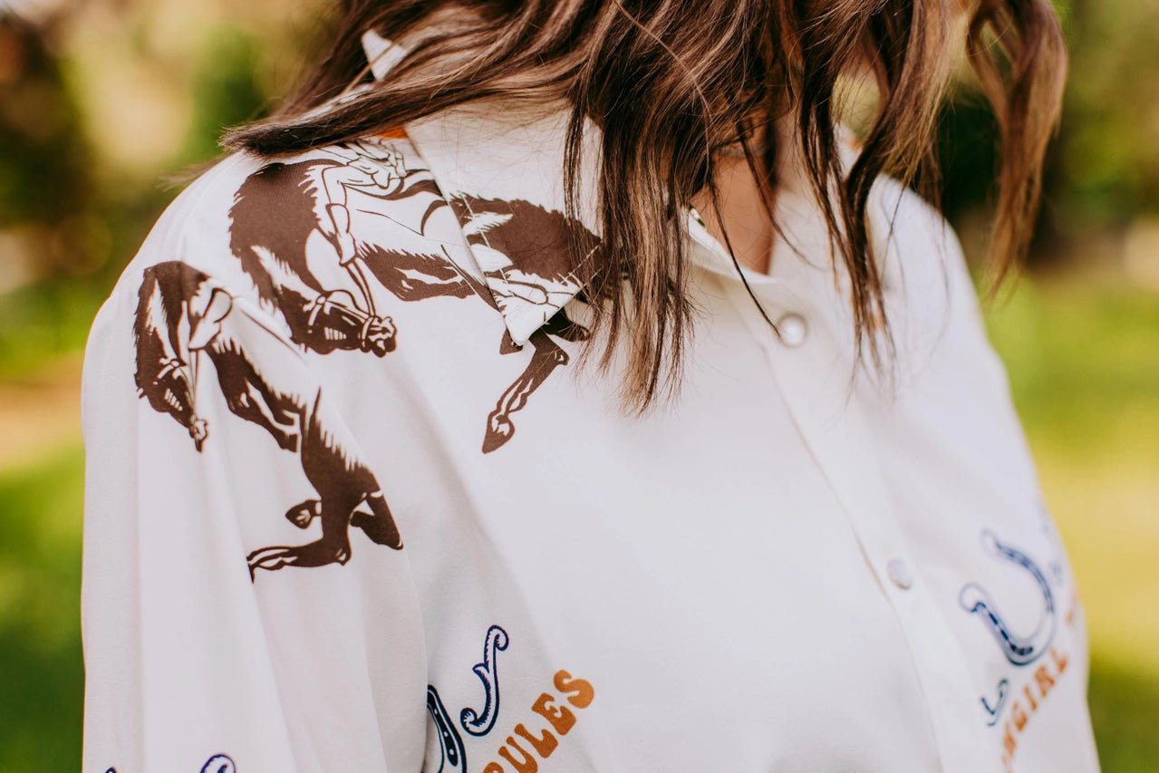 Wild & Free Shirt, Cowgirl Shirt | Women's Western Long Sleeve Button Up Shirt - Razels