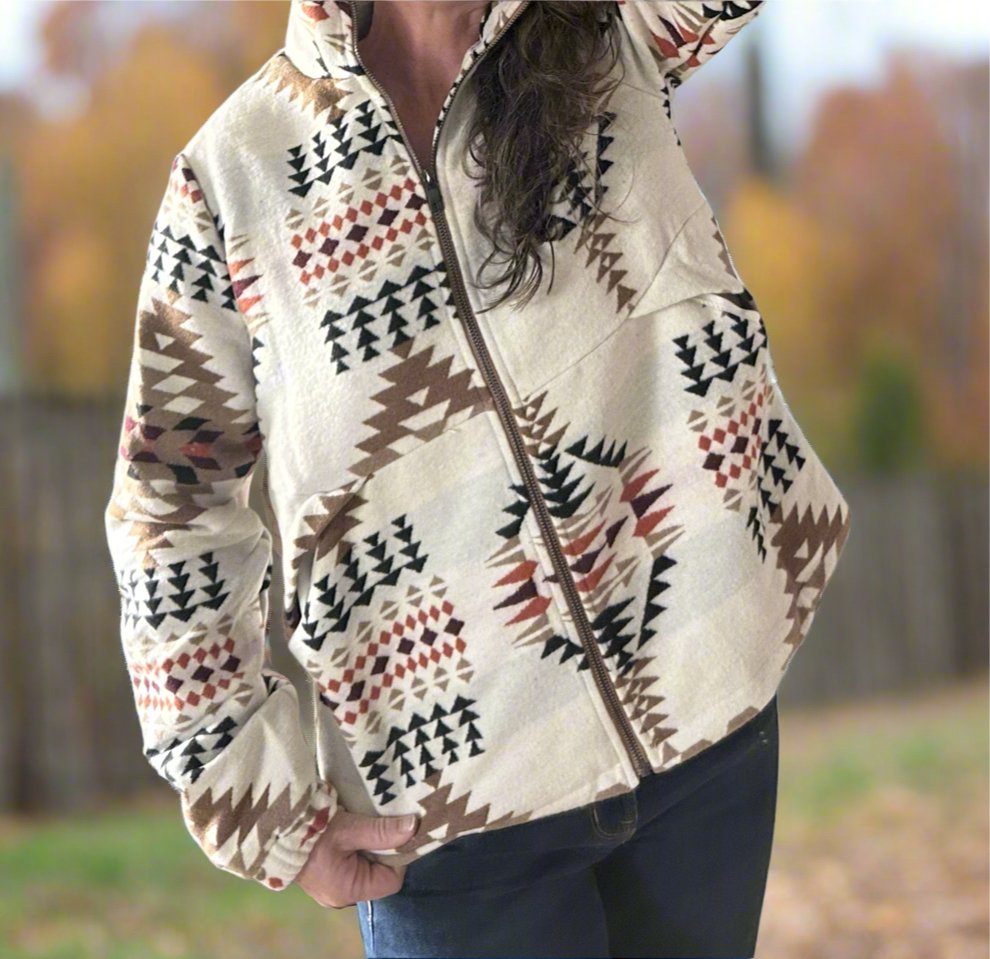 Women's Fall Jacket Southwestern Jacket Aztec Coat Western Jacket - Razels